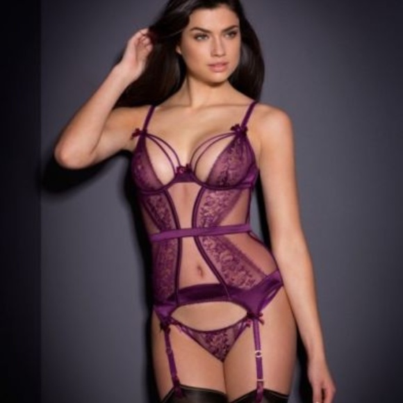 Agent Provocateur Other - Agent Provocateur Tanya Basque Deep Violet 36B